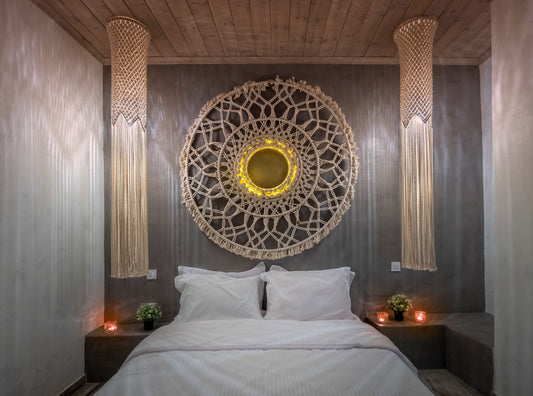 Makramee Wand Circle - crafted