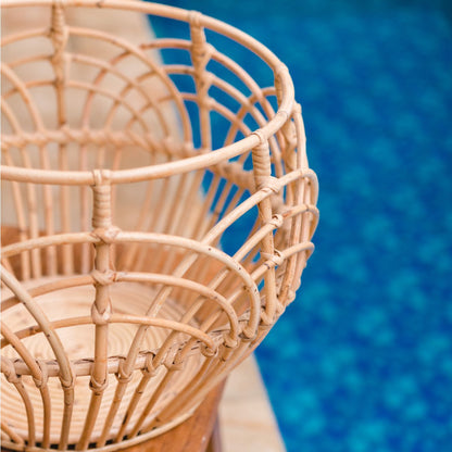 Aufbewahrungskorb Rahina aus Rattan