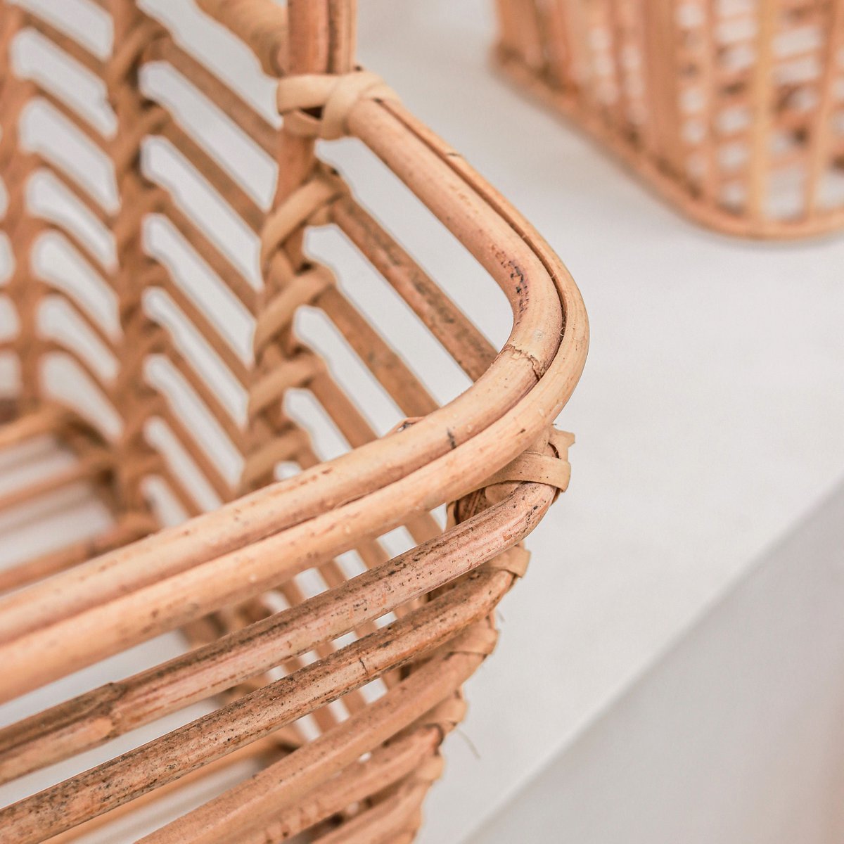 Aufbewahrungskorb Kupang, aus Rattan