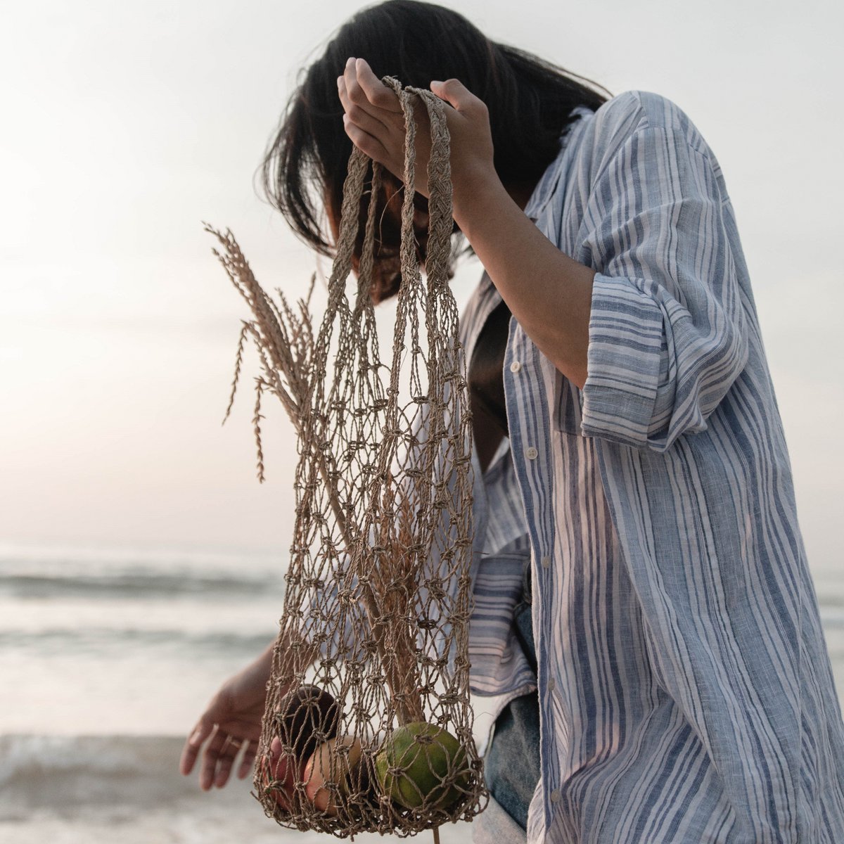 Bast-String-Tasche Jemari