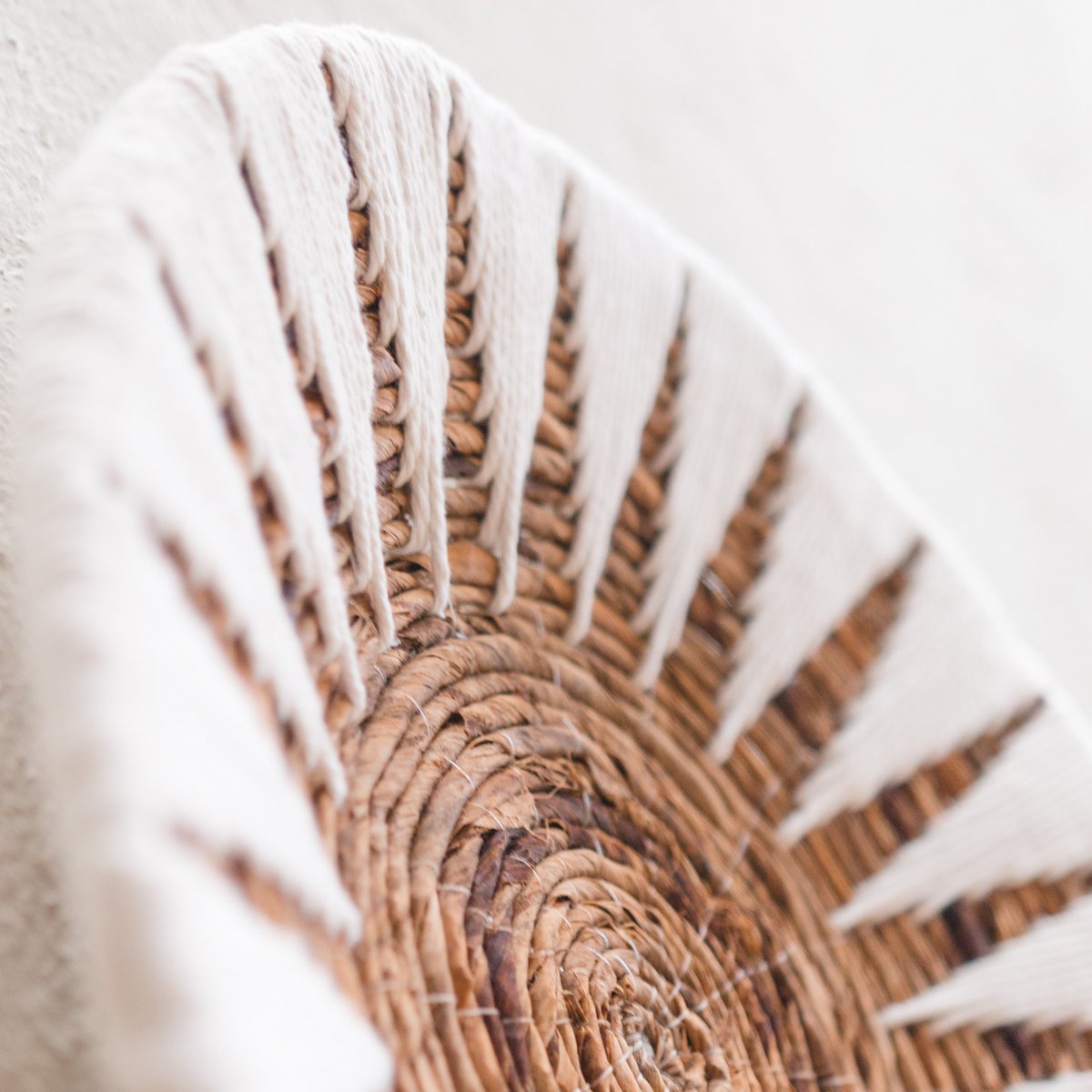 Wanddekoration Madala aus Bananenfaser