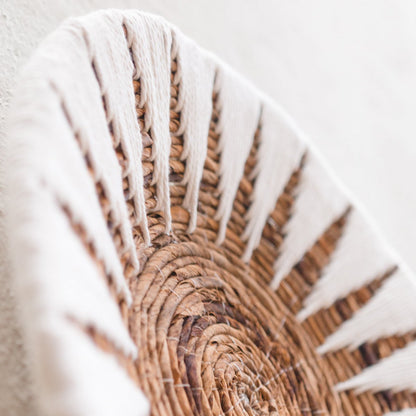 Wanddekoration Madala aus Bananenfaser