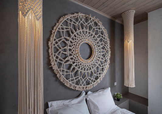 Makramee Wand Circle - crafted