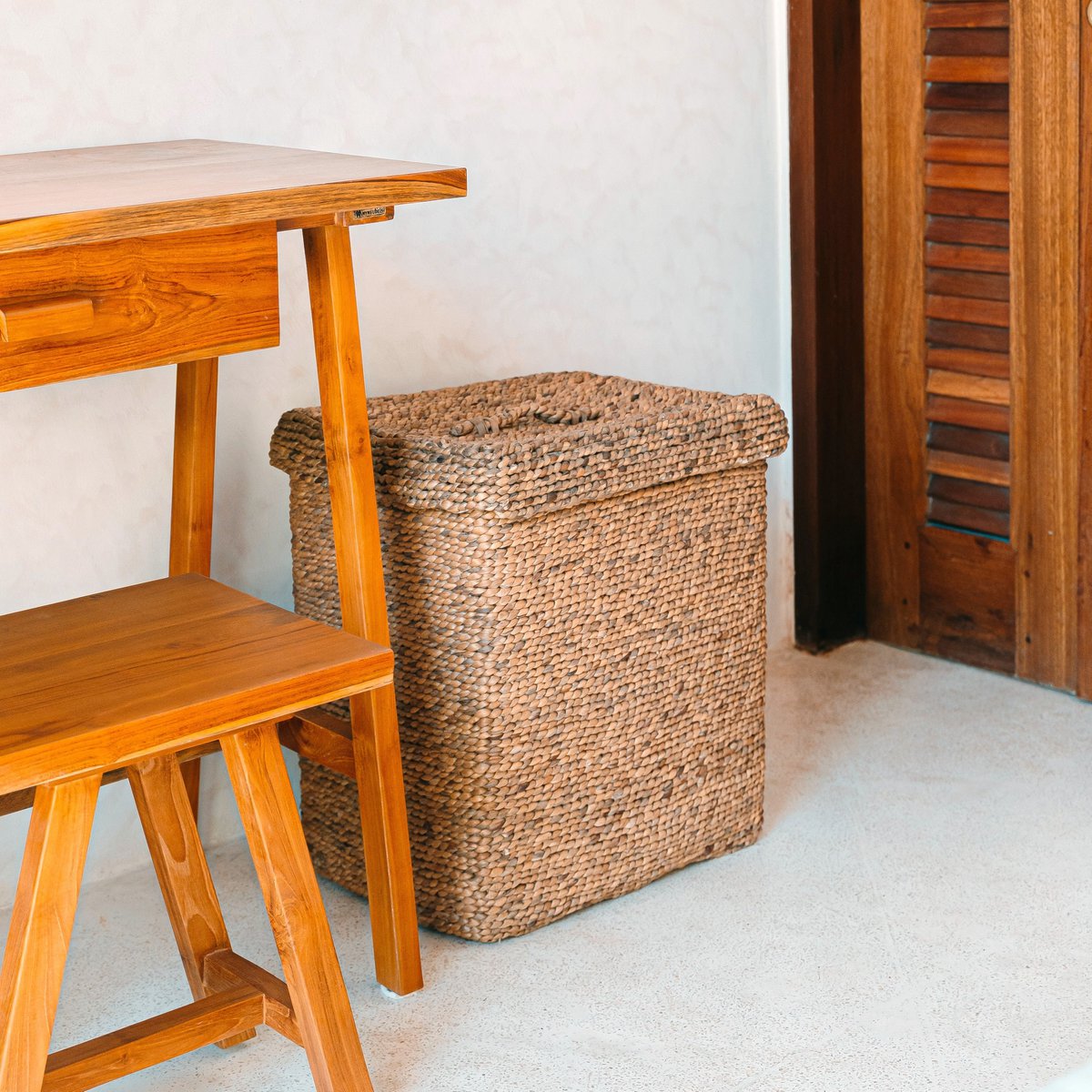 Großer Wäschekorb mit Deckel Semeru