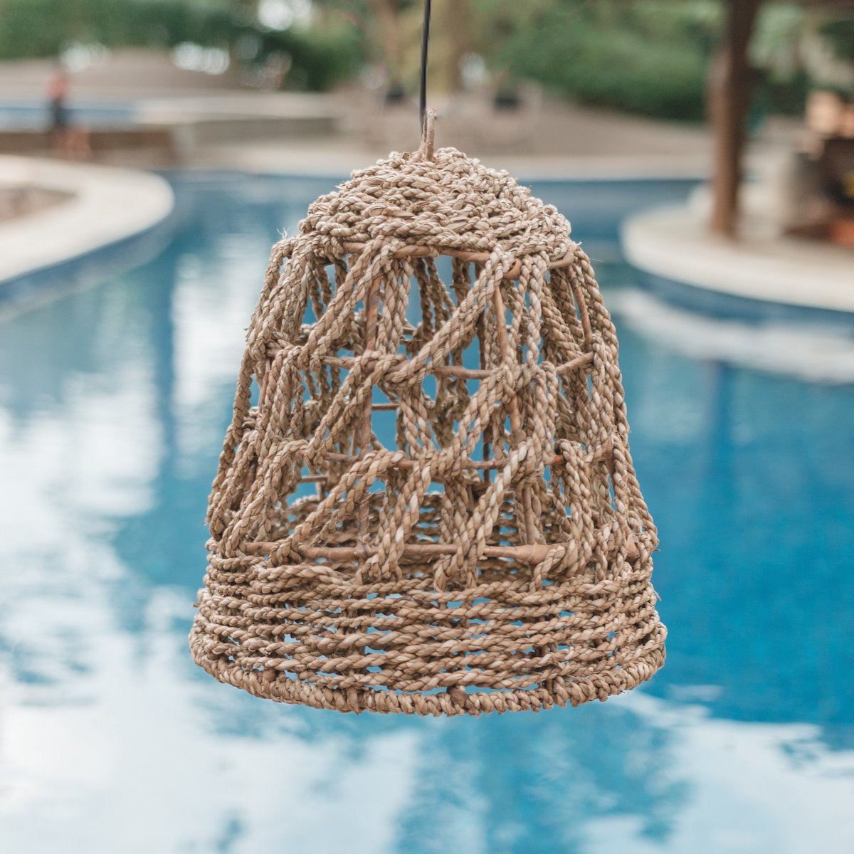 Lampenschirm Padang, aus Seegras