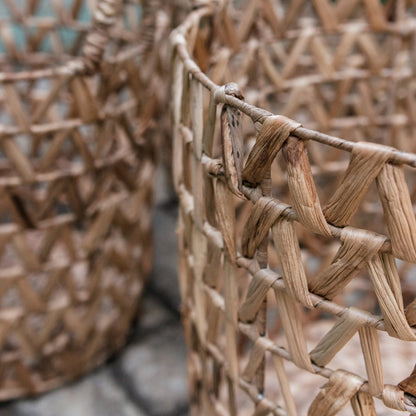 Aufbewahrungskorb Nailaka aus Wasserhyazinthe