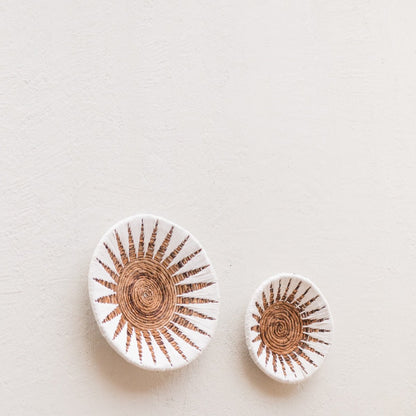 Wanddekoration Madala aus Bananenfaser