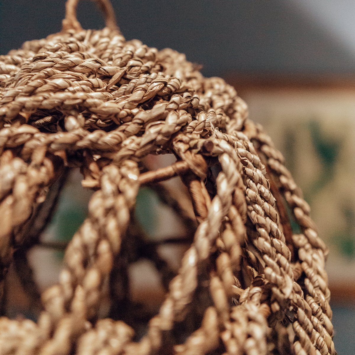 Lampenschirm Padang, aus Seegras