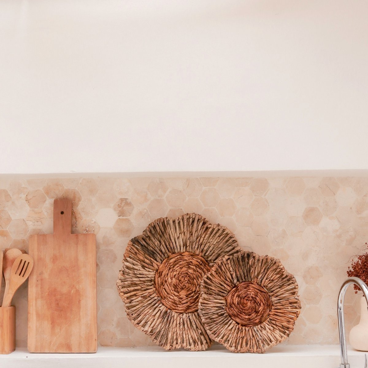 Wanddekoration oder Schale Melaya